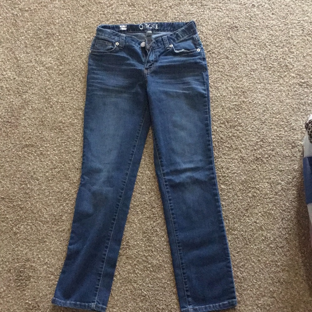 Girls size 12 Cherokee jeans adjustable waist